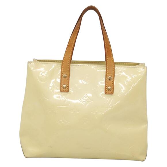 LOUIS VUITTON Monogram Vernis Reade PM Hand Bag Perle M91336 - Picture 3 of 12